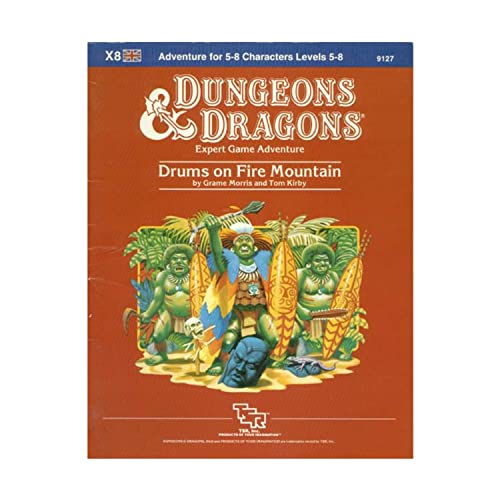 Beispielbild fr Drums on Fire Mountain Module X8 (Dungeons and Dragons) zum Verkauf von Bear Notch Books