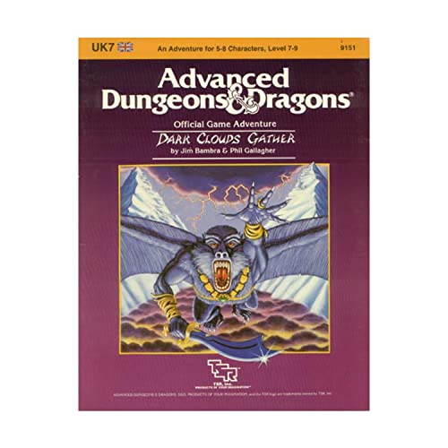 Beispielbild fr Dark Clouds Gather (Advanced Dungeons & Dragons Module UK7) zum Verkauf von Half Price Books Inc.