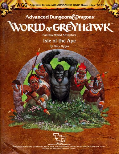 Isle of the Ape (AD&D Fantasy Roleplaying, Greyhawk Adventure+Map, WG6/9153) (9780880382380) by E. Gary Gygax