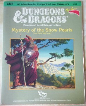 Beispielbild fr Mystery of the Snow Pearls (Basic Dungeons & Dragons (Original Edition) - Modules & Adventures - CM Series) zum Verkauf von Noble Knight Games