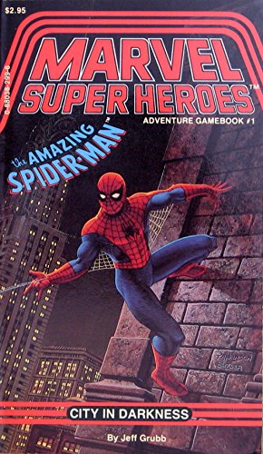 Stock image for The Amazing Spider-Man: City in Darkness (Marvel Super Heroes Adventure Gamebook, No 1) for sale by HPB-Diamond