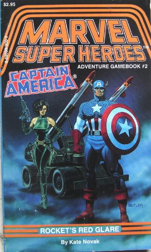 Beispielbild fr Captain America in Rockets' Red Glare (Marvel Super Heroes Gamebook #2) zum Verkauf von HPB Inc.