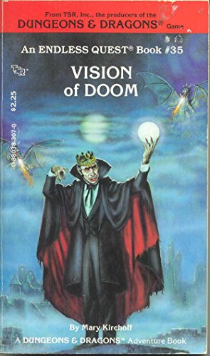 9780880383073: Vision of Doom (Endless Quest Book #35) [a Dungeons & Dragons Adventure Book]