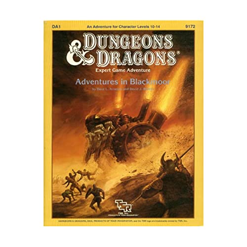 Stock image for Adventures in Blackmoor (Basic Dungeons & Dragons (Original Edition) - Modules & Adventures - Assorted) for sale by Noble Knight Games