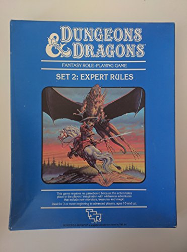 Imagen de archivo de Expert Rules Set 6th-8th Printings w/X1 & Larry Elmore Cover (Basic Dungeons & Dragons (Original Edition) - Box Sets & Core Rules) a la venta por Noble Knight Games