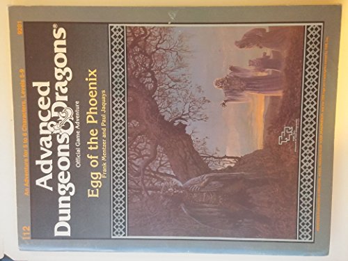 Beispielbild fr The Egg of the Phoenix: Special Module I12 (Advanced Dungeons & Dragons) zum Verkauf von Bartlesville Public Library