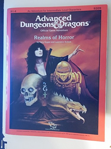 Imagen de archivo de Realms of Horror (Advanced Dungeons and Dragons Module S1-4) a la venta por HPB-Emerald