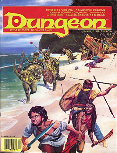 Beispielbild fr Dungeon: Adventures for TSR Role-playing Games Issue #6, July/August 1987 zum Verkauf von HPB-Ruby