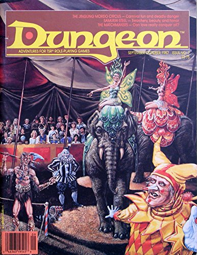 Beispielbild fr Dungeon: Adventures for Tsr Role-Playing Games, Issue No 7, 1987 zum Verkauf von HPB-Diamond