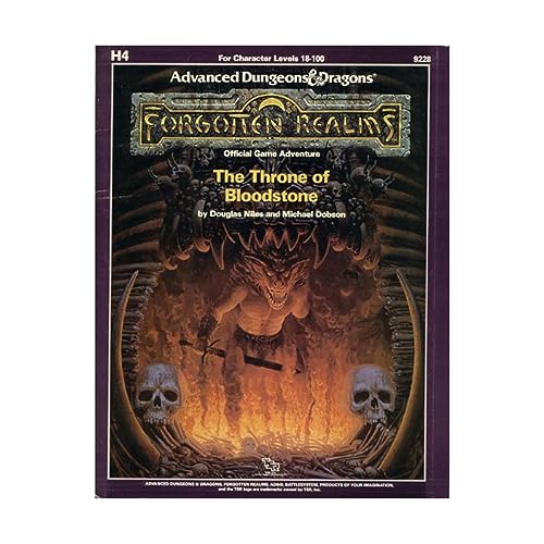 Stock image for The Throne of Bloodstone (Advanced Dungeons & Dragons: Forgotten Realms Adventure, No. H4) for sale by Half Price Books Inc.