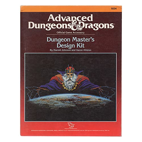 Dungeon Master's Design Kit (Advanced Dungeons & Dragons Accessory) (9780880385992) by Johnson, Harold; Allston, Aaron