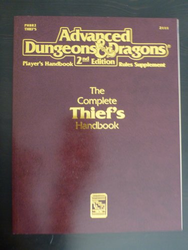 Stock image for The Complete Thief's Handbook: Player's Handbook Rules Supplement, 2nd Edition (Advanced Dungeons & Dragons) for sale by HPB-Diamond