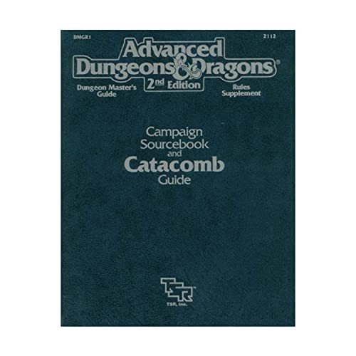Imagen de archivo de Campaign Sourcebook and Catacomb Guide/Dungeon Master's Guide/Rules Supplement/ (Advanced Dungeons and Dragons) a la venta por HPB-Diamond