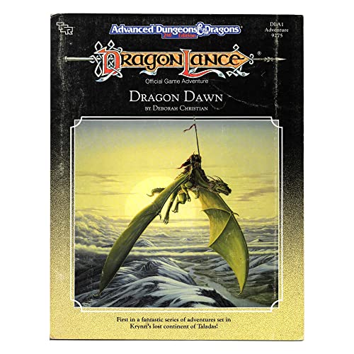 Dragon Dawn: Dragonlance Module, Dla1, Adventure 9275 (Advanced Dungeons & Dragons, 2nd Edition) (9780880388238) by Christian, David