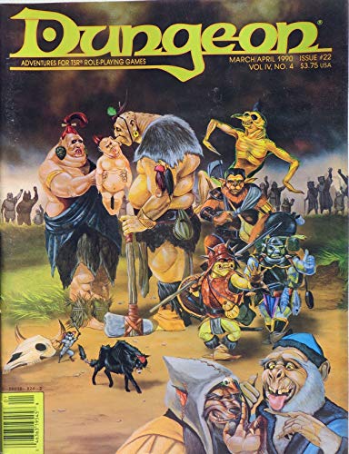 Beispielbild fr Dungeon Magazine: Adventures for Tsr Role-Playing Games : March/April 1990, Issue #22, Vol Iv, No. 4 zum Verkauf von Books From California