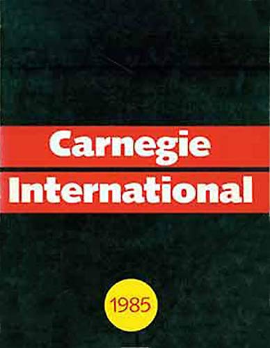 Beispielbild fr Carnegie International, 1985 zum Verkauf von Better World Books
