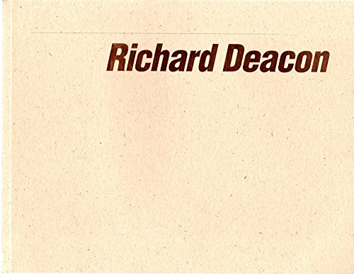 Stock image for Richard Deacon for sale by W. Lamm