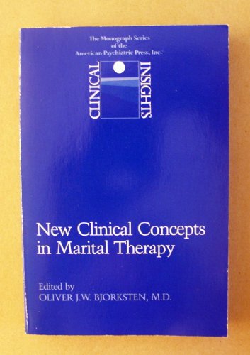 Stock image for New Clinical Concepts in Marital Therapy for sale by Zubal-Books, Since 1961