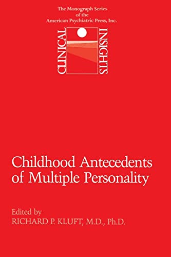 Beispielbild fr Childhood Antecedents of Multiple Personality Disorders (Clinical Insights) zum Verkauf von BooksRun