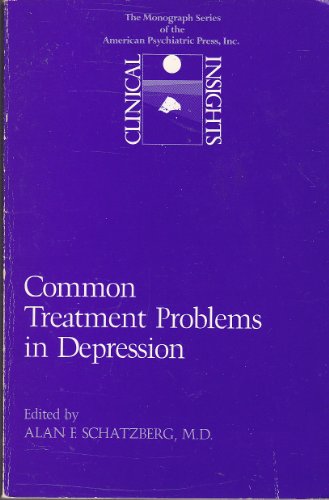 Imagen de archivo de Common treatment problems in depression (Clinical insights) a la venta por HPB-Movies