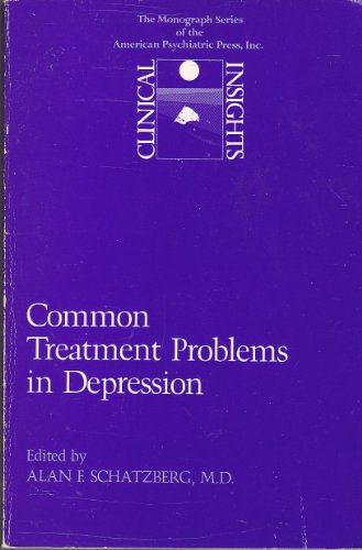 Stock image for Common treatment problems in depression (Clinical insights) for sale by HPB-Movies