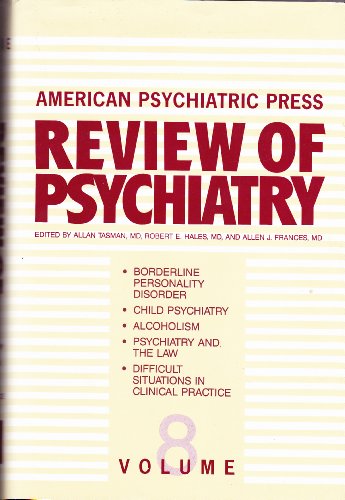 Stock image for REVIEW OF PSYCHIATRY, Volume 8, American Psychiatric Press for sale by Virginia Martin, aka bookwitch