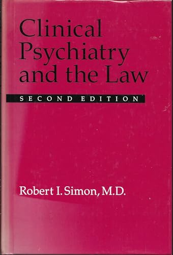 Beispielbild fr Clinical Psychiatry and the Law zum Verkauf von Better World Books