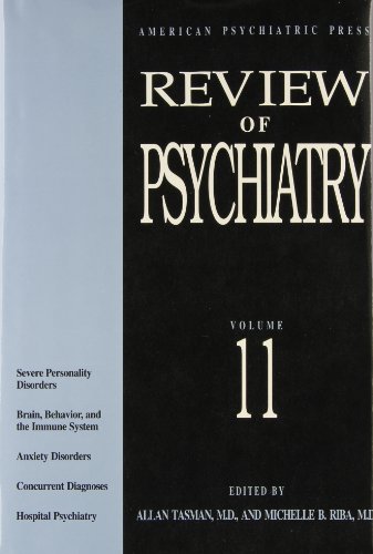 Imagen de archivo de REVIEW OF PSYCHIATRY, Volume 11, American Psychiatric Press a la venta por Virginia Martin, aka bookwitch