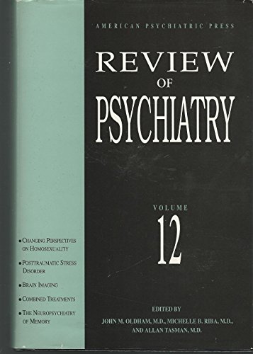 Stock image for REVIEW OF PSYCHIATRY, Volume 12, American Psychiatric Press for sale by Virginia Martin, aka bookwitch