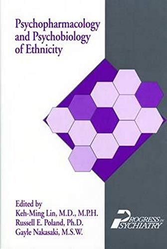 Beispielbild fr Psychopharmacology & Psychobiology of Ethnicity zum Verkauf von Books From California
