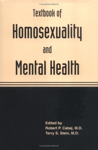 Beispielbild fr Textbook of Homosexuality and Mental Health zum Verkauf von More Than Words