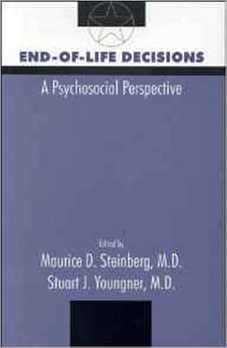 9780880487566: End-Of-Life Decisions: A Psychosocial Perspective