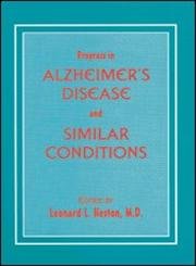 Beispielbild fr Progress in Alzheimer's Disease and Similar Conditions zum Verkauf von Anybook.com