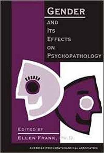 Imagen de archivo de Gender and Its Effects on Psychopathology a la venta por Better World Books