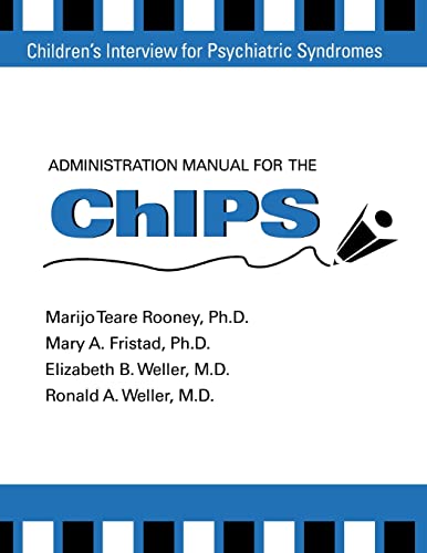 Stock image for Administration Manual for the Chips for sale by Better World Books