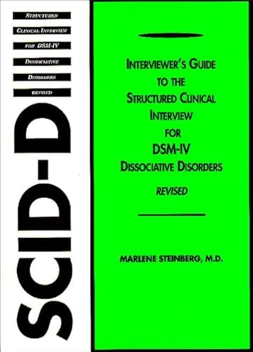 9780880488600: Structured Clinical Interview for Dsm-IV Dissociative Disorders