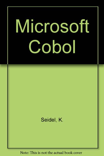 Imagen de archivo de Microsoft Cobol a la venta por WorldofBooks