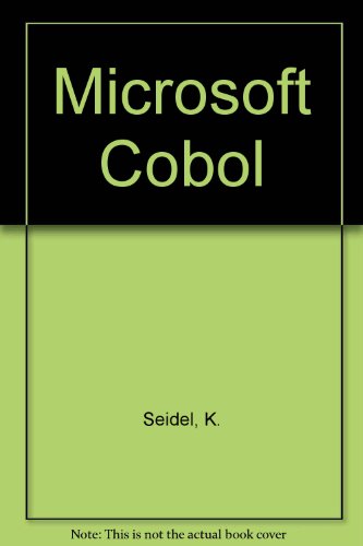Stock image for Microsoft Cobol for sale by WorldofBooks