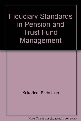 Stock image for Fiduciary standards in pension and trust fund management for sale by Book House in Dinkytown, IOBA