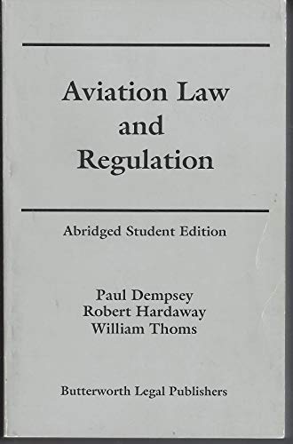 Beispielbild fr Aviation Law and Regulation zum Verkauf von ThriftBooks-Dallas