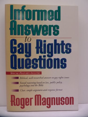 9780880706599: Informed Answers to Gay Rights Questions