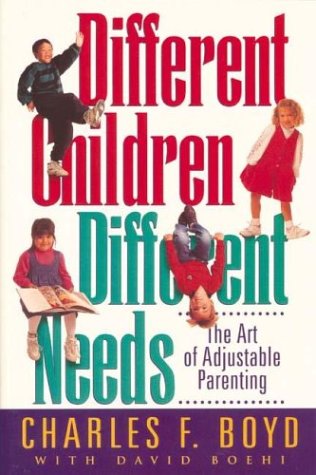 Beispielbild fr Different Children, Different Needs: The Art of Adjustable Parenting zum Verkauf von Wonder Book