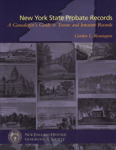 Beispielbild fr New York state probate records: A genealogists guide to testate and intestate records zum Verkauf von Goodwill Books