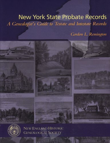 Imagen de archivo de New York state probate records: A genealogists guide to testate and intestate records a la venta por Goodwill Books