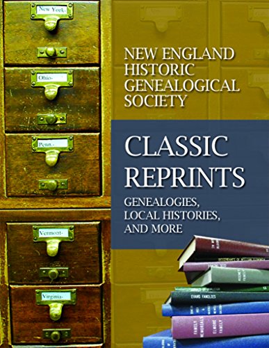 Stock image for New England Historic Genealogical Society Classic Reprints for sale by UHR Books