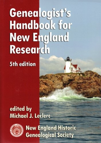 Imagen de archivo de Genealogist's Handbook for New England Research (5th edition) a la venta por ThriftBooks-Atlanta