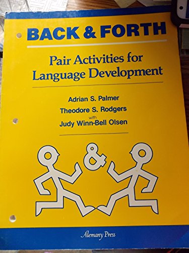 Stock image for Back and Forth Pair Activities for Language Development for sale by ThriftBooks-Dallas