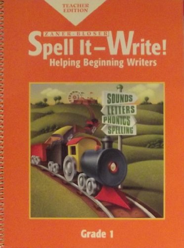 Stock image for 1998 Spell It Write Teacher Edition Grade 1 (Helping Beginning Writers) for sale by Better World Books