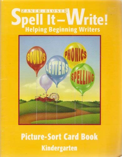 Beispielbild fr Picture-Sort Card Book Grade 1 (Zaner-Bloser Spell It Write Helping Beginning Writers) zum Verkauf von Wonder Book