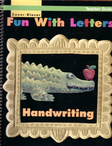 9780880859547: Zaner-Bloser Fun With Letters Handwriting Teacher Guide